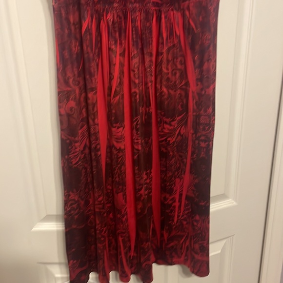 Small Unity red and black stretchy dress - Picture 4 of 8